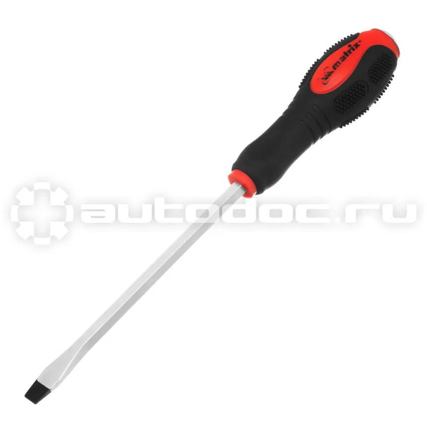 MATRIX Ударная отвертка, SL8 x 150, двух-компонентная рукоятка, CrV