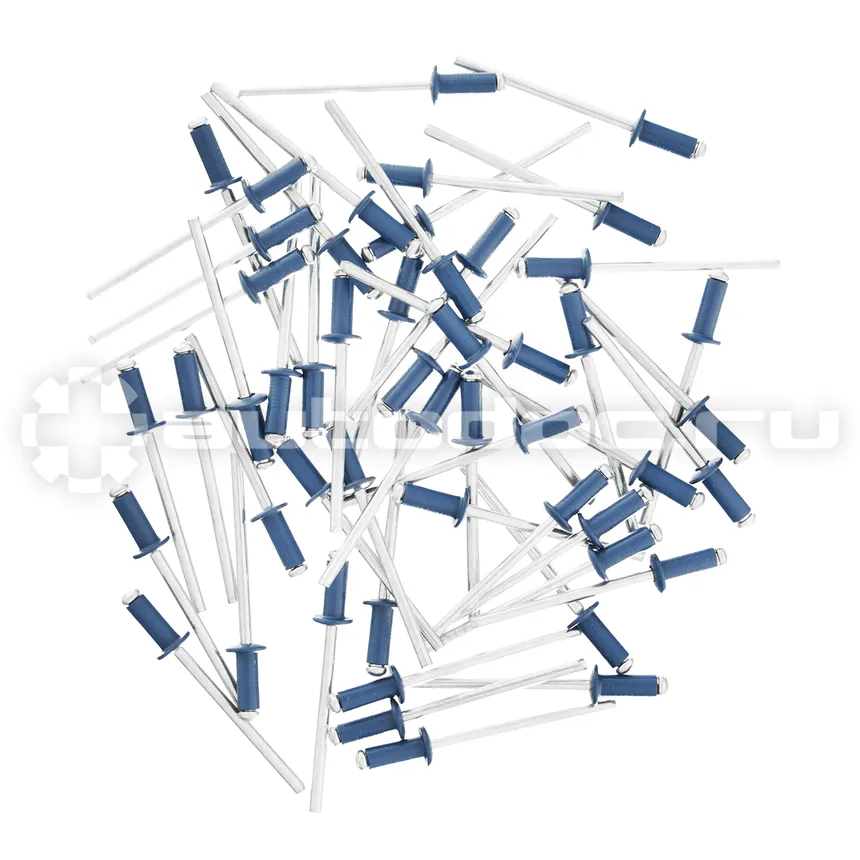 MATRIX Заклепки 3,2 х 8 мм RAL 5005, синий, 50 шт.