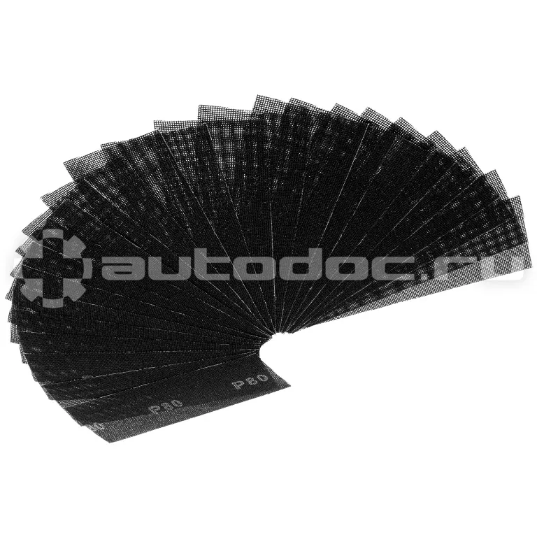 MATRIX Сетка абразивная, P 80, 106 х 280 мм, 25 шт