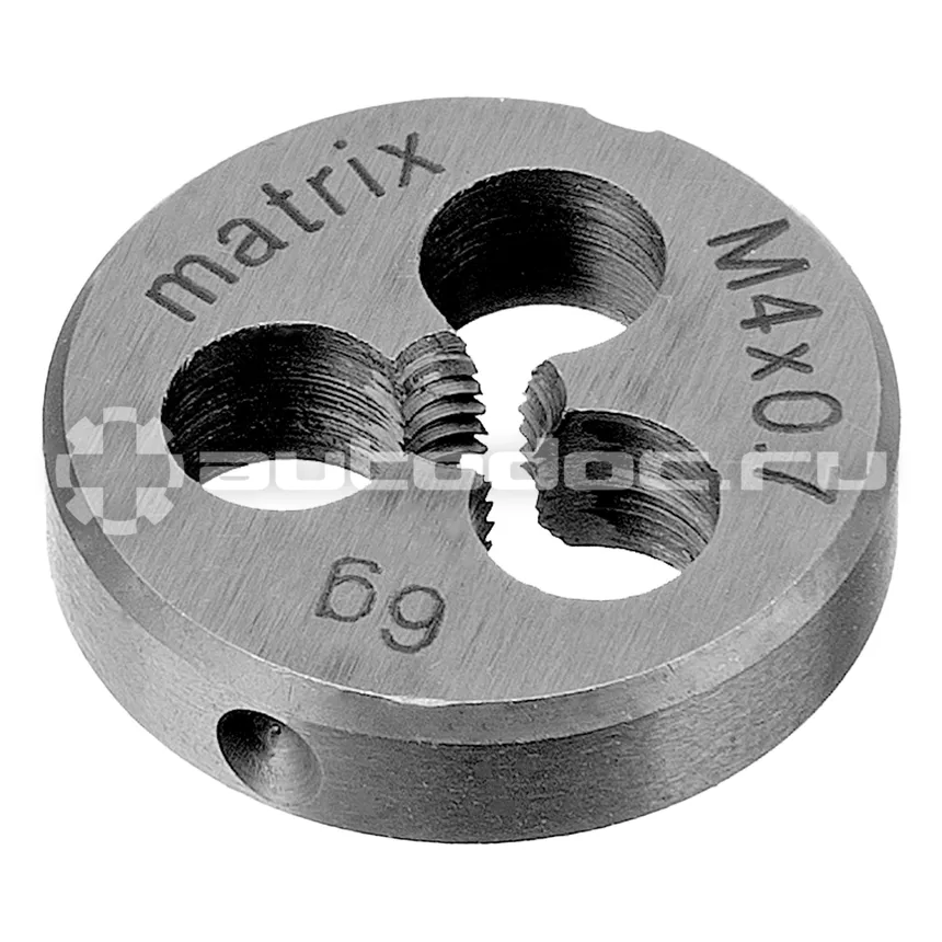 MATRIX Плашка М4 х 0,7 мм, Р6М5