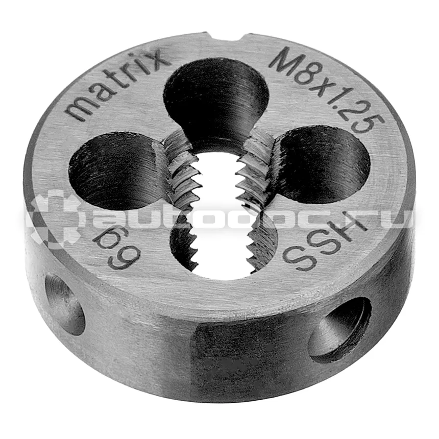 MATRIX Плашка М8 х 1,25 мм, Р6М5