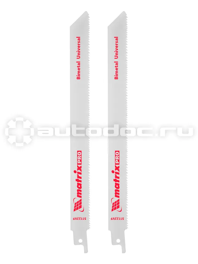 MATRIX Полотна универсальные для сабельной пилы S1122VF, 200 | 1,8-2,5 мм, Bimetal