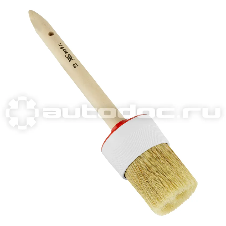 MATRIX 82088 Кисть круглая №18 (60 мм), натуральная щетина, деревянная ручка