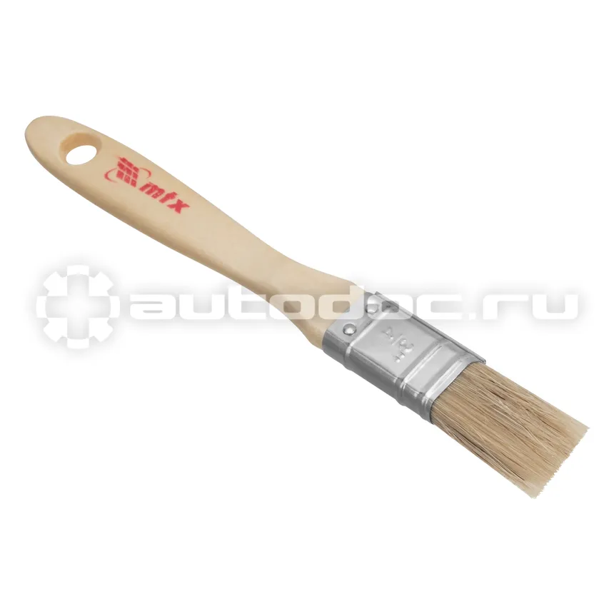 MATRIX 83050 Кисть плоская "Евро" 3 | 4", натуральная щетина, деревянная ручка