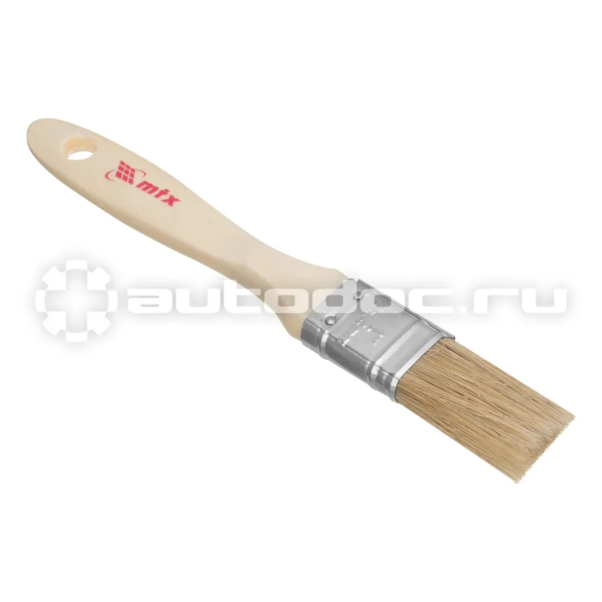 MATRIX 83051 Кисть плоская "Евро" 1", натуральная щетина, деревянная ручка