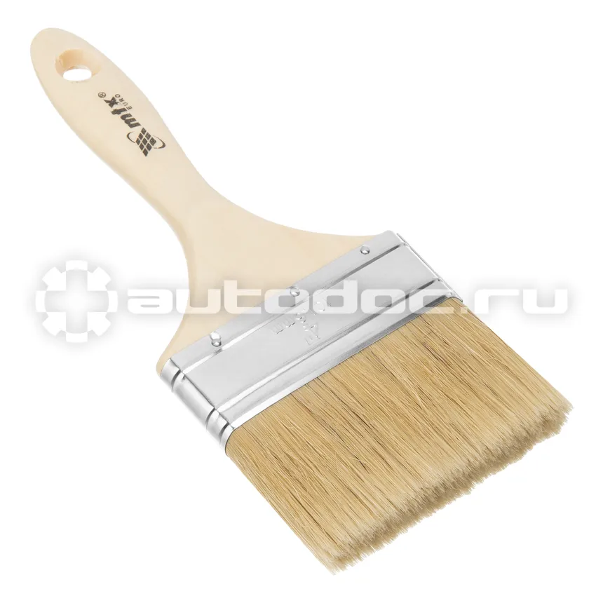 MATRIX 83057 Кисть плоская "Евро" 4", натуральная щетина, деревянная ручка