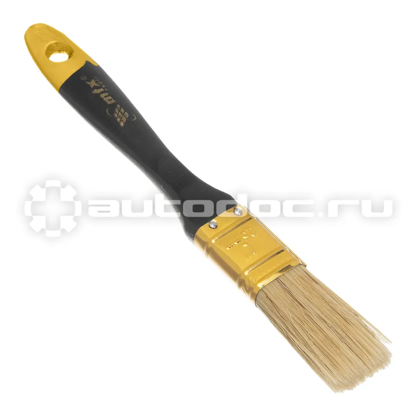 MATRIX 83150 Кисть плоская "Профи" 1", натуральная щетина, деревянная ручка
