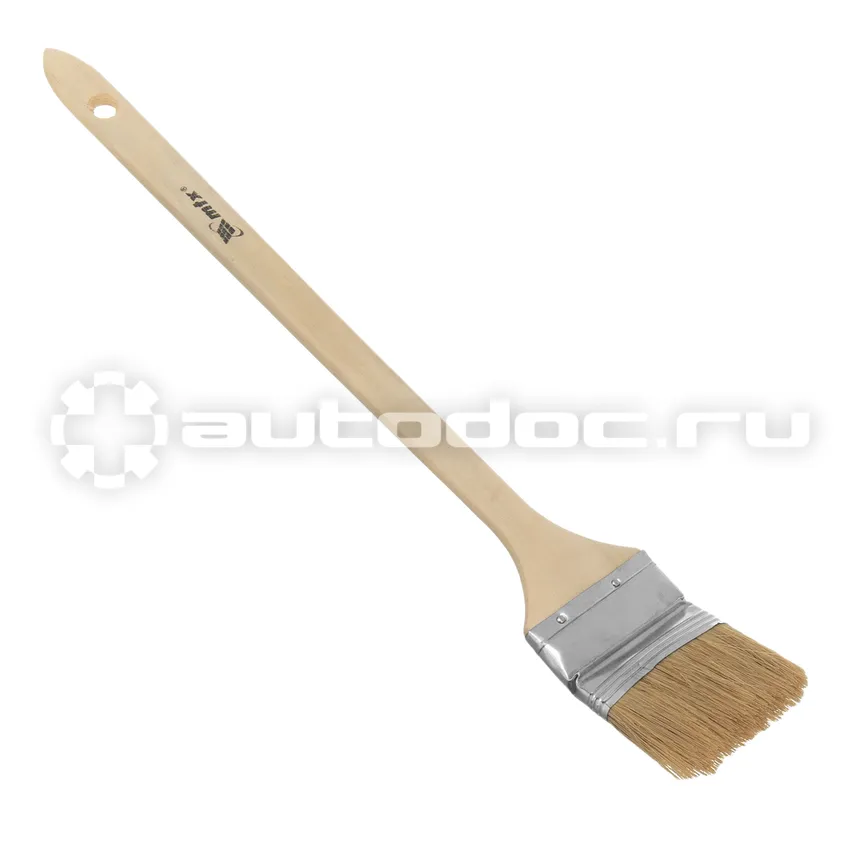 MATRIX 83849 Кисть радиаторная 2,5", натуральная щетина, деревянная ручка