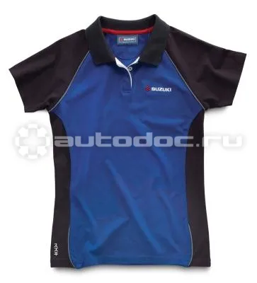 SUZUKI Женская рубашка поло Women’s Polo Shirt, Blue black