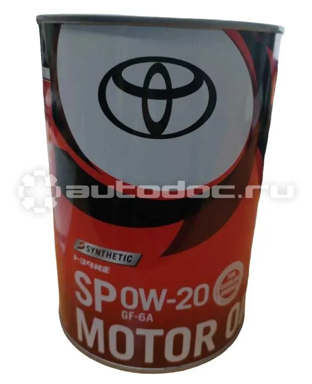 TOYOTA MOTOR OIL SP 0W-20 GF-6A