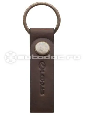 TOYOTA Кожаный брелок для ключей Casual Keyring, Brown Leather