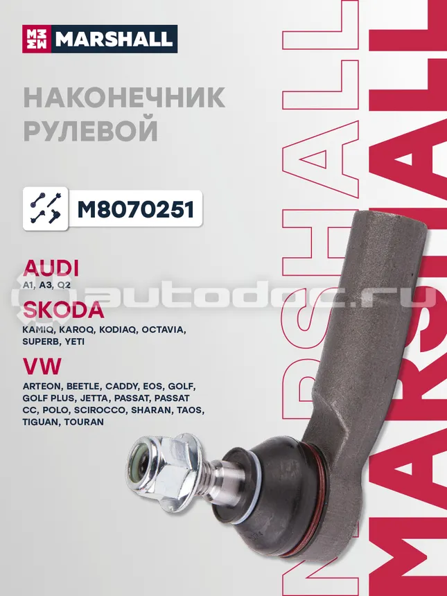 Наконечник рулевой левый