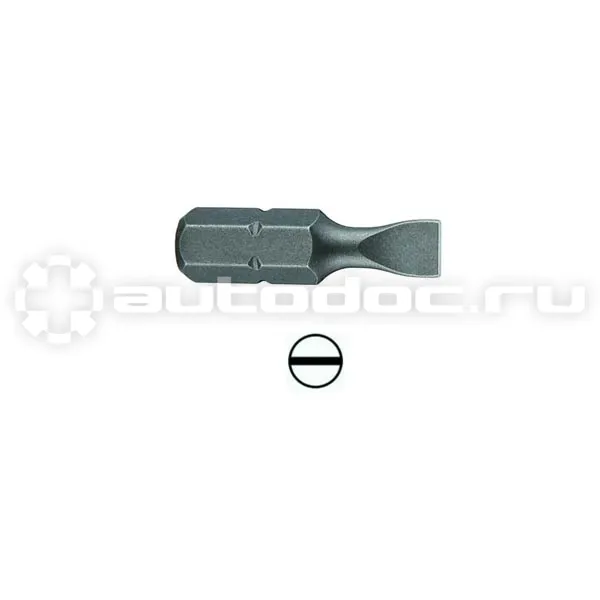 FORCE Бита DR.5/16", L=36мм, под плоский шлиц Slotted S=2,0ммХ12мм
