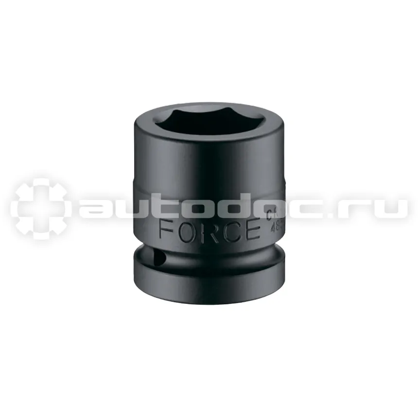 FORCE Головка DR.1", 6-ти гранная, 85мм, ударная (CrMo), для пневмоинструмента L=105мм