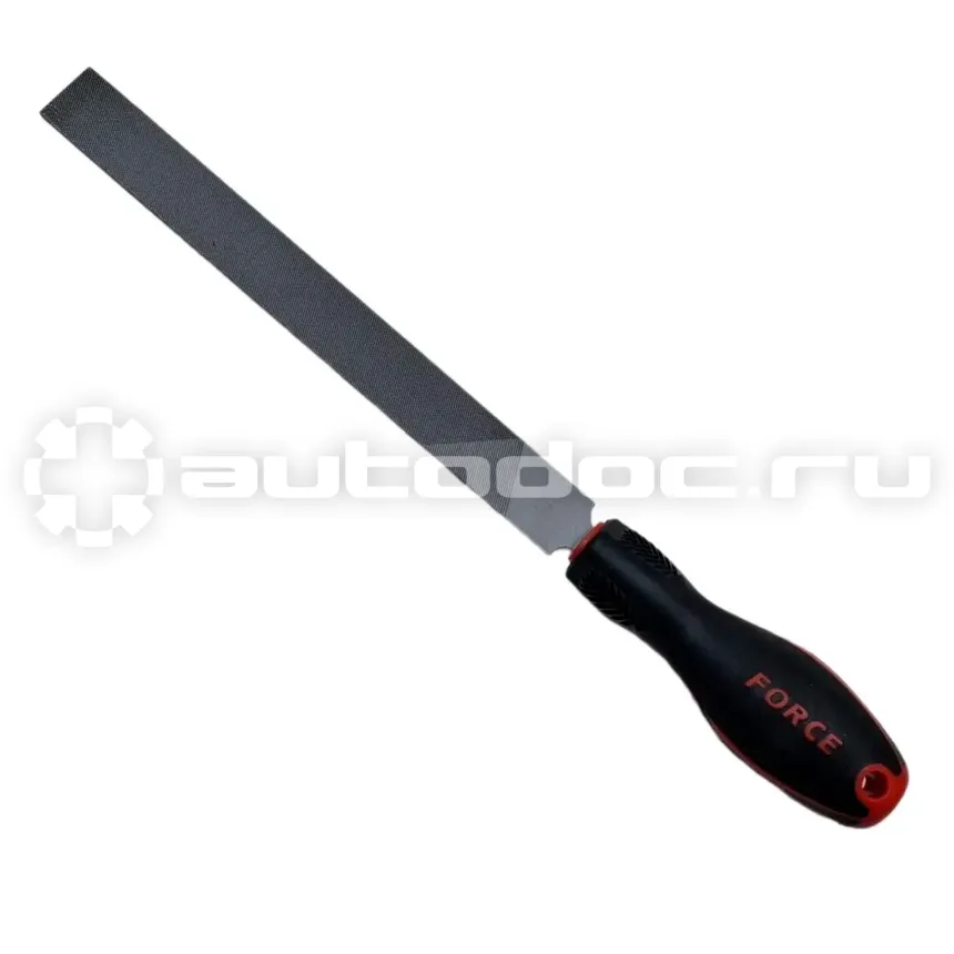 FORCE Напильник плоский с резинопластиковой ручкой