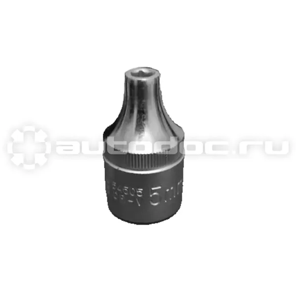 FORCE Головка DR.1/2"торцевая (CrV), 6-ти гранная: 5мм, короткая L=38мм