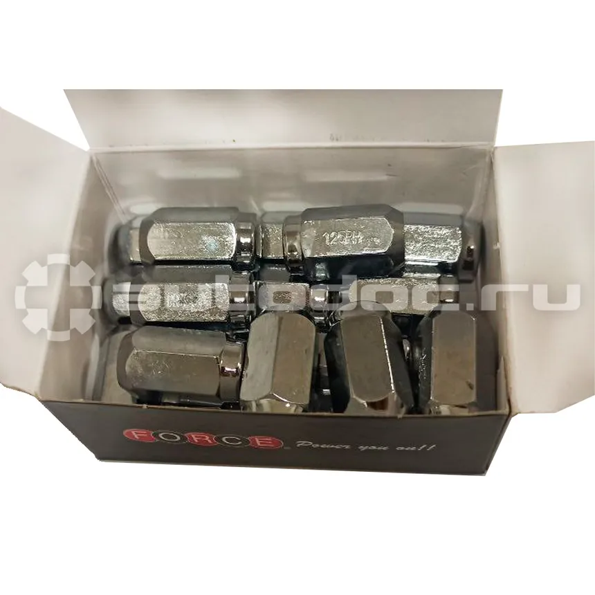 FORCE Комплект колесных гаек 1/2"RH 20 шт