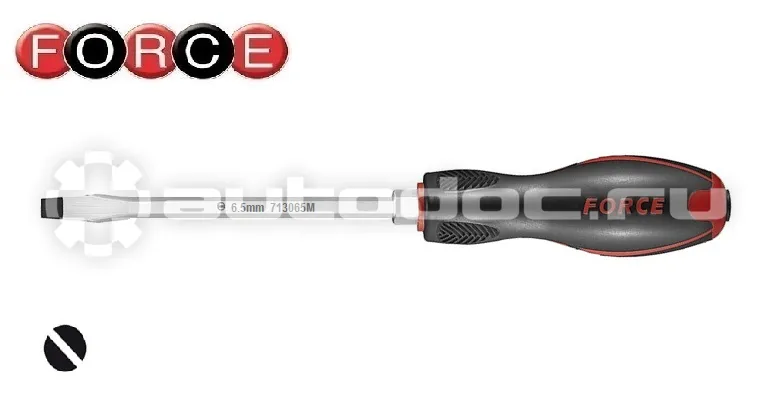 FORCE Отвертка шлицевая