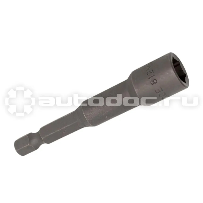 FORCE Головка-Бита под шуруповёрт HEX.1/4". 6-ти гранная 8мм, L=65мм магнитная