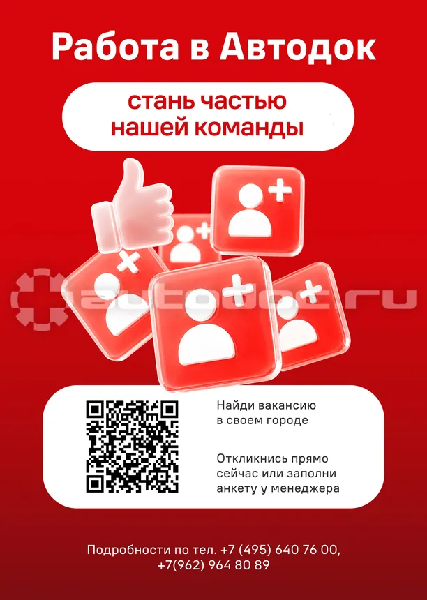 АВТОДОК Плакат «Работа в АВТОДОК»