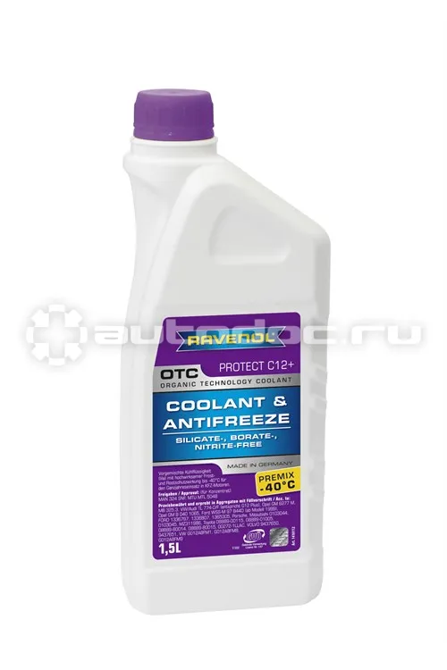 RAVENOL OTC ORGANIC TECHNOLOGY COOLANT PREMIX -40°C