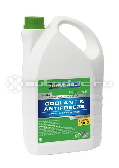 RAVENOL HJC HYBRID JAPANESE COOLANT PREMIX -40°C