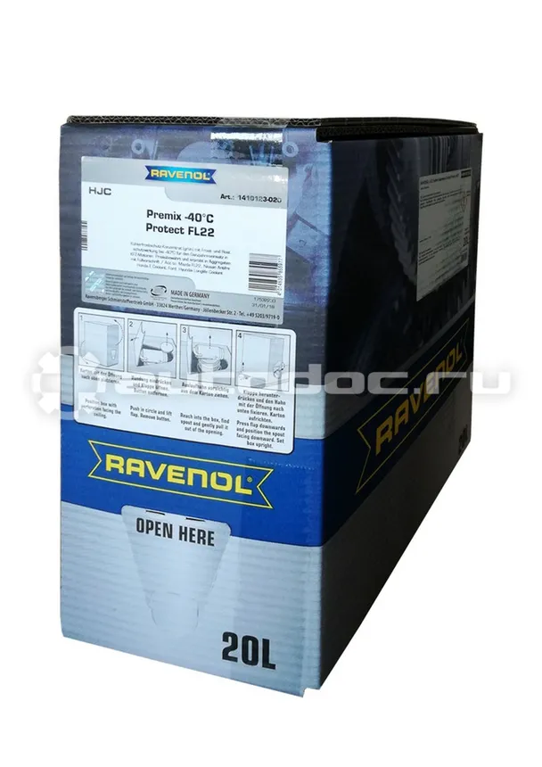 RAVENOL HJC HYBRID JAPANESE COOLANT PREMIX -40°C (ECOBOX)