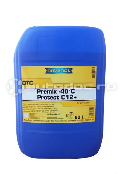 RAVENOL OTC ORGANIC TECHNOLOGY COOLANT PREMIX -40°C