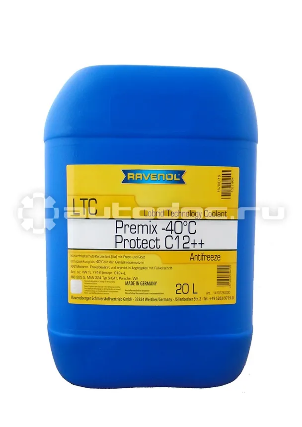 RAVENOL LTC - PROTECT C12++ PREMIX -40°C
