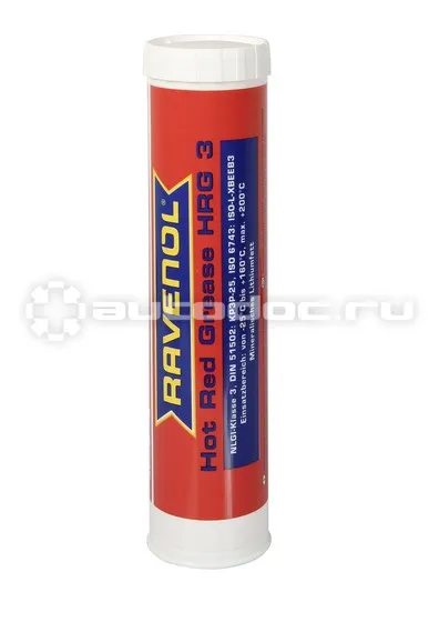 RAVENOL Hot Red Grease HRG3 Смазка литиевая