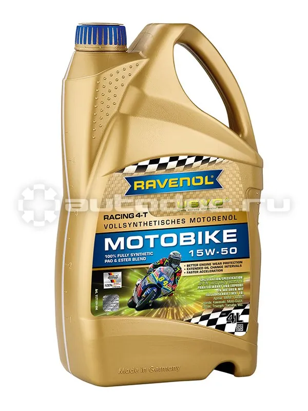 RAVENOL RACING 4-T MOTOBIKE SAE 15W-50