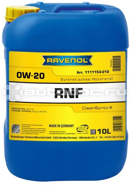 RAVENOL RNF 0W-20