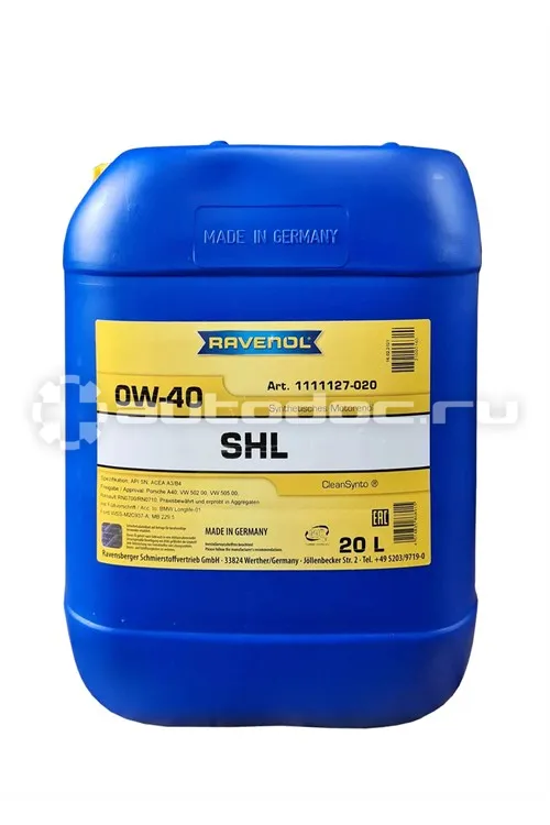 RAVENOL SHL 0W-40
