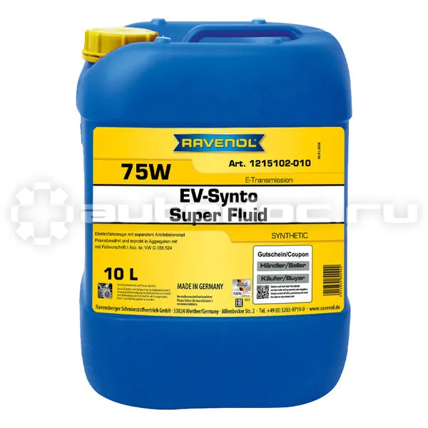 RAVENOL EV-Synto Super Fluid 75W E-TF