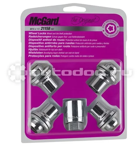MCGard Гайки колеса секретные, комплект