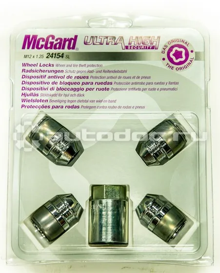 MCGard Гайки колеса секретные, комплект