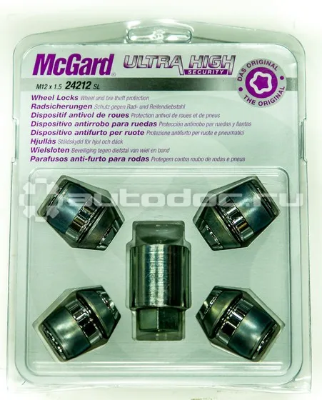 MCGard Гайки колеса секретные, комплект