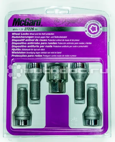 MCGard Болты секретки, комплект