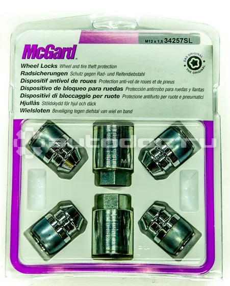 MCGard Гайки колеса секретные, комплект