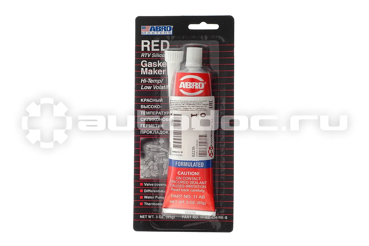 ABRO MASTERS RED GASKET MAKER Герметик прокладочный высокотемпературный