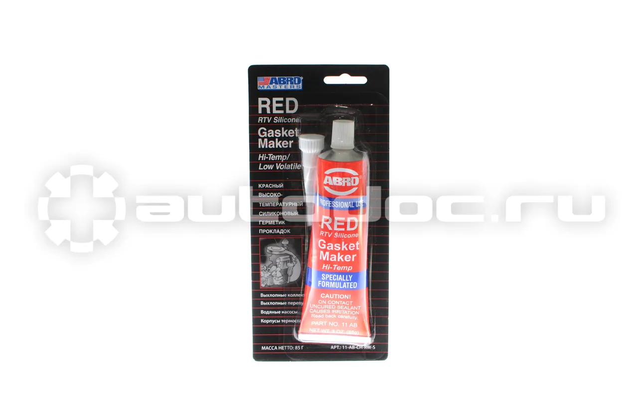 ABRO MASTERS RED GASKET MAKER Герметик прокладочный высокотемпературный