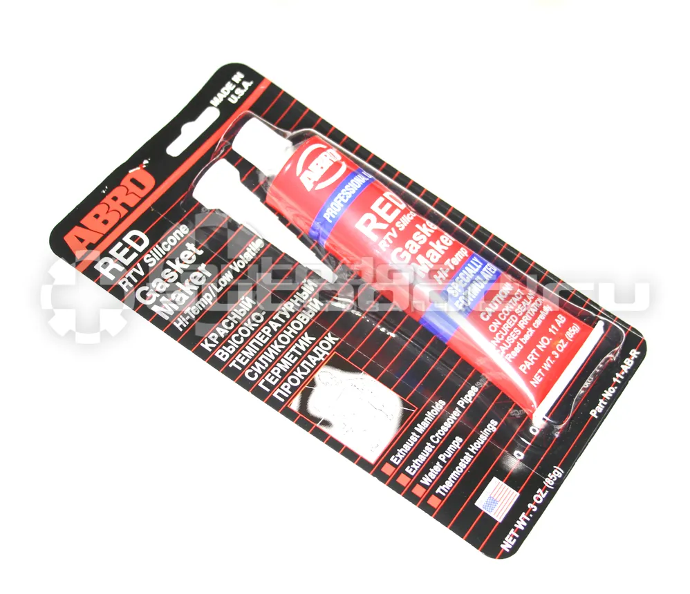 ABRO MASTERS RED GASKET MAKER Герметик прокладочный высокотемпературный