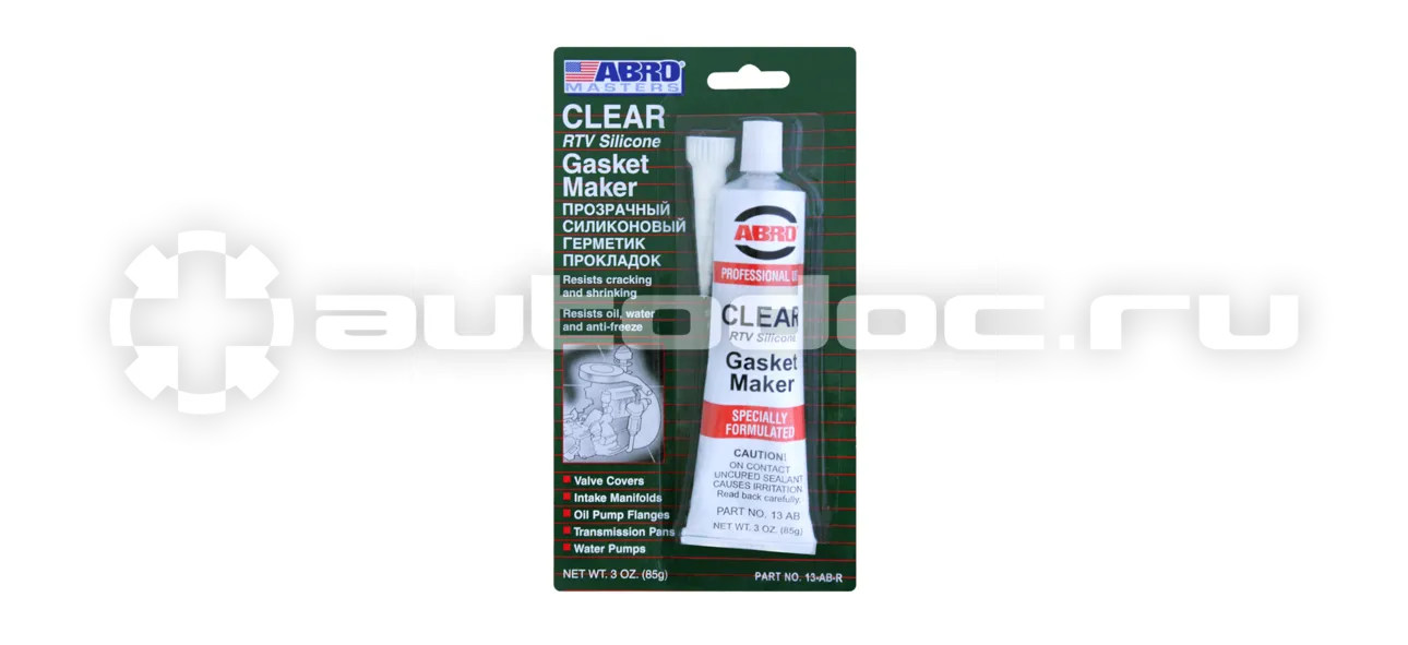 ABRO CLEAR GASKET MAKER Герметик прокладочный