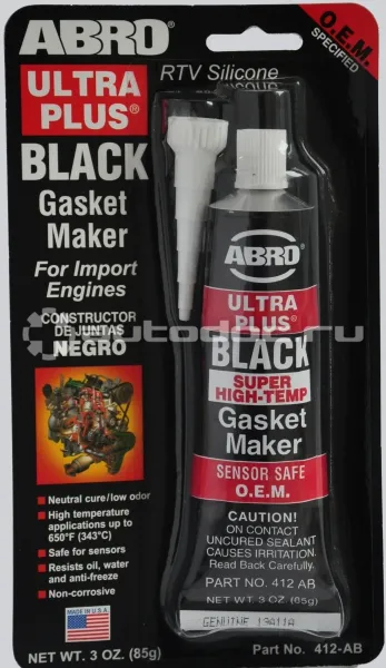 ABRO BLACK GASKET MAKER Герметик прокладочный