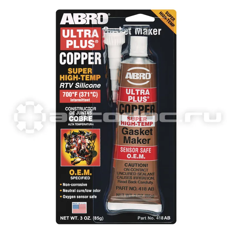 ABRO COPPER GASKET MAKER Герметик прокладочный