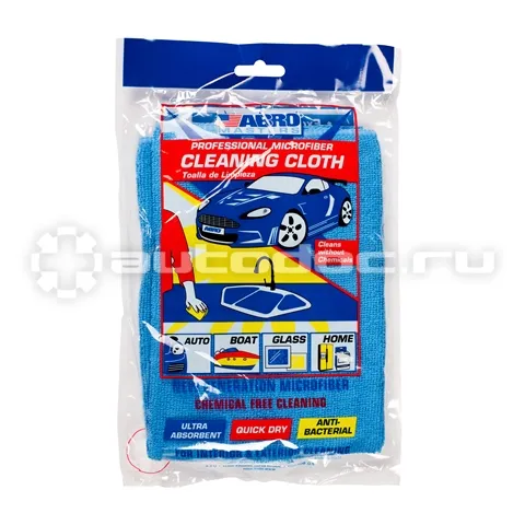 ABRO MASTERS CLEANING CLOTH Салфетка протирочная из микрофибры (синяя)