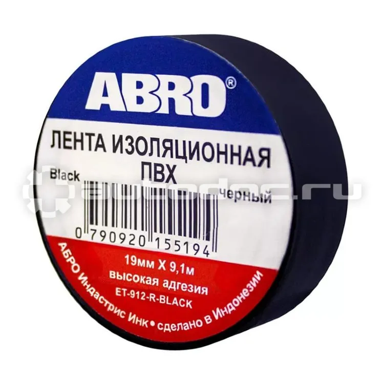 ABRO ET912RBLACK Изолента