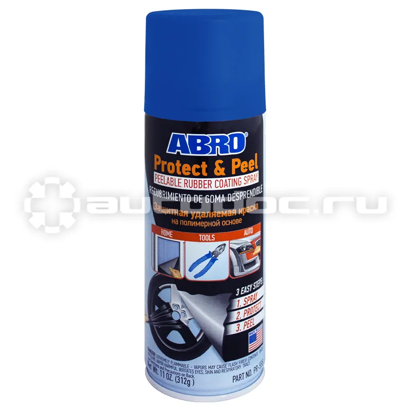ABRO Protect & Peel Краска защитная удаляемая  (синяя)