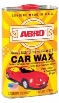 ABRO HEAVY DUTY SILICONE CLEANER & WAX Автовоск силиконовый