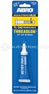 ABRO THREADLOK Фиксатор резьбы синий (удаляемый)